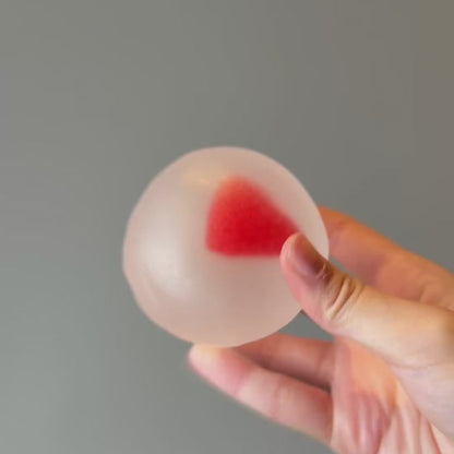 (Top Selling) Soft Mochi Fruit Ball (Zero Bounce Back) Squishy Fidget Toy