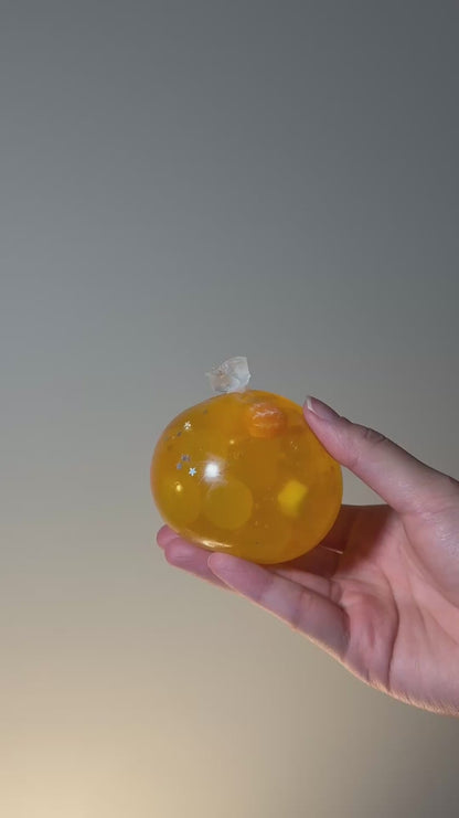 Orange Crystal ball Squishy Fidget Toy