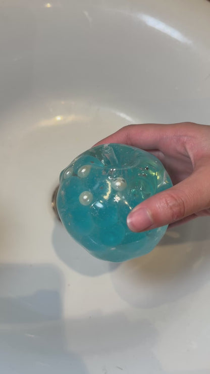 Blue Ocean Crystal Ball Apple (Zero bounce-back) Squishy Fidget Toy(10 Days Wait)