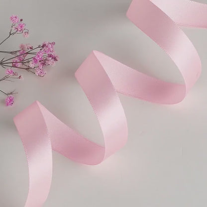 Spot Wholesale | Pink Polyester Woven Ribbon Jacquard Ribbon